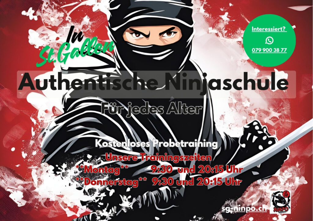 Webflyerauthentische Ninjaschule